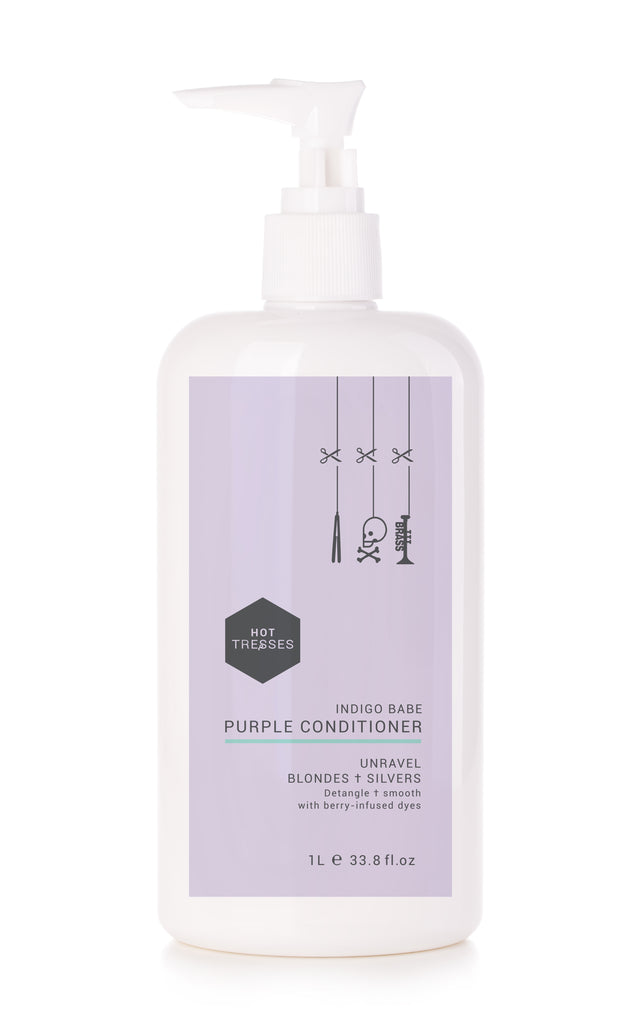 Hot Tresses Indigo Babe PURPLE Conditioner 1 Litre